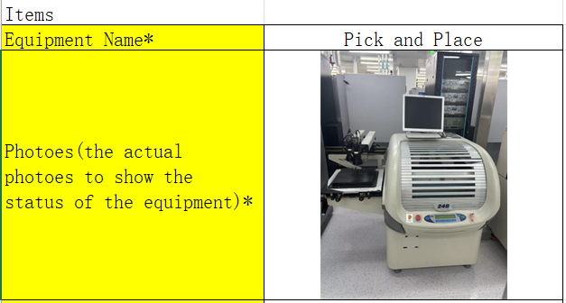 Pick and Place Scrap